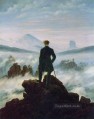 Wanderer above the Sea of Fog HSE Romantic landscape Caspar David Friedrich Mountain